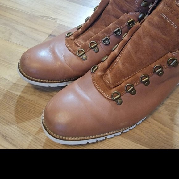 Cole Haan ZeroGrand C25555 Men\'s Brown Leather Waterproof Hiker Boot Size US 13M main image 7